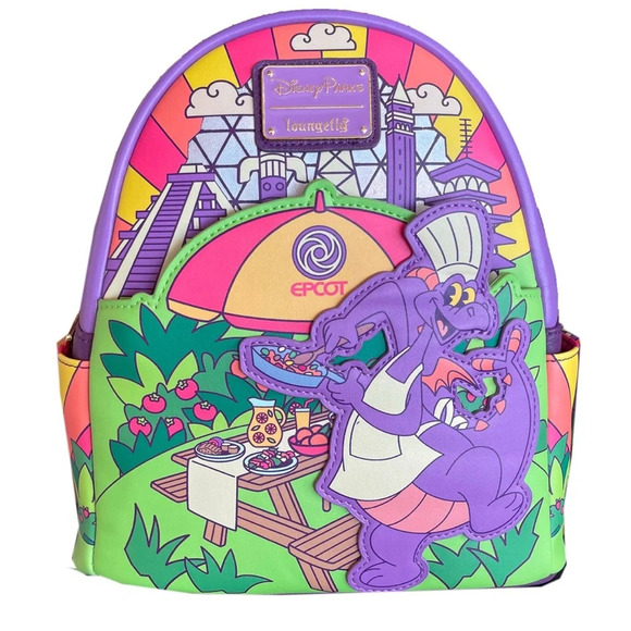 Loungefly Disney Parks Epcot Food & Wine 2024 Figment new